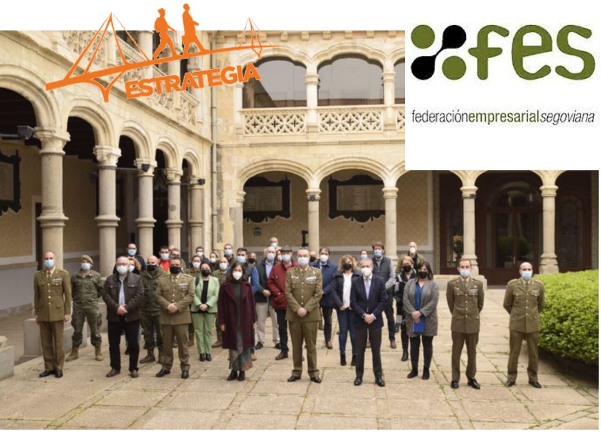 El pasado 16 de marzo tuvo lugar en la Academia de Artillería la segunda jornada de colaboración entre la Federación Empresarial Segoviana (FES) y el Minisdef.