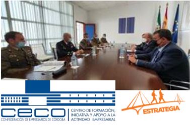 El pasado día 11 de marzo se ha constituido la Comisión de Seguimiento del convenio suscrito entre el Ministerio de Defensa y la Confederación de Empresarios de Córdoba (CECO).