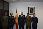 Reunión de trabajo Subdirección General de Reclutamiento y Delegación Defensa Navarrra