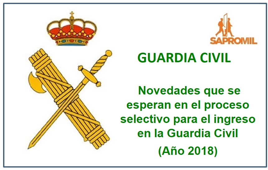 Convocatoria para el ingreso en la Escala de Cabos y Guardias del Cuerpo de la Guardia Civil
